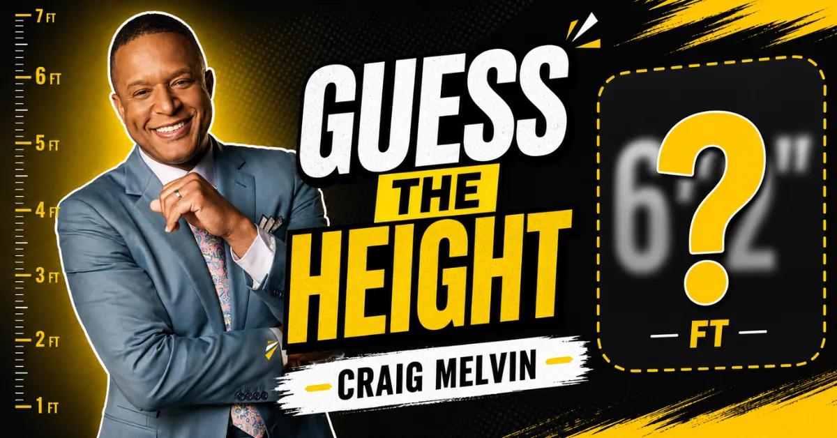 Craig Melvin Height: How Tall He Really Is, Age, and Bio