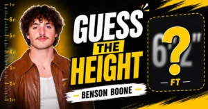 Benson Boone Height: How Tall He Really Is, Age, and Bio