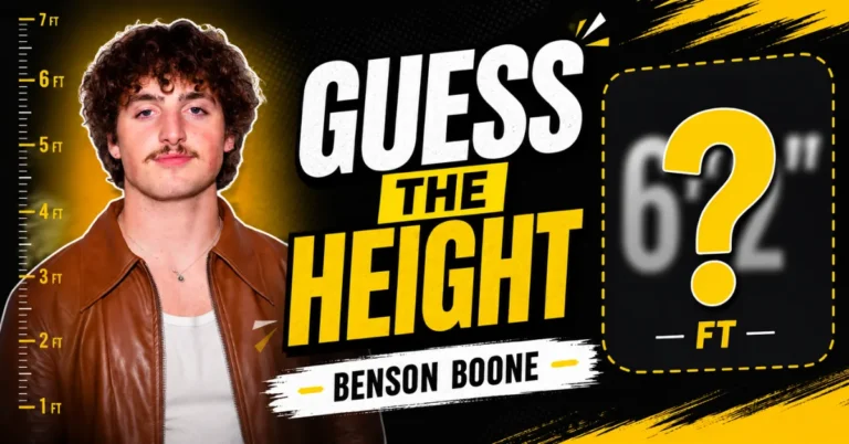 Benson Boone Height: How Tall He Really Is, Age, and Bio