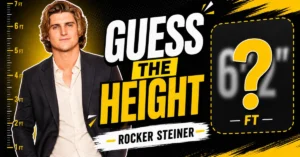 Rocker Steiner Height: How Tall He Really Is, Age, and Bio