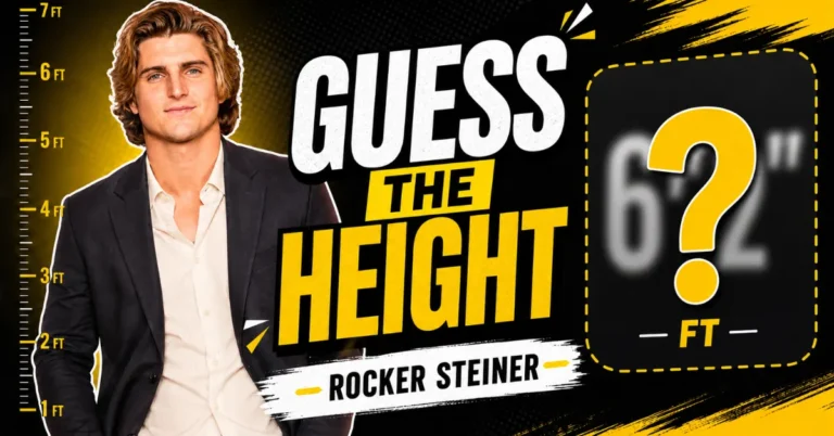 Rocker Steiner Height: How Tall He Really Is, Age, and Bio