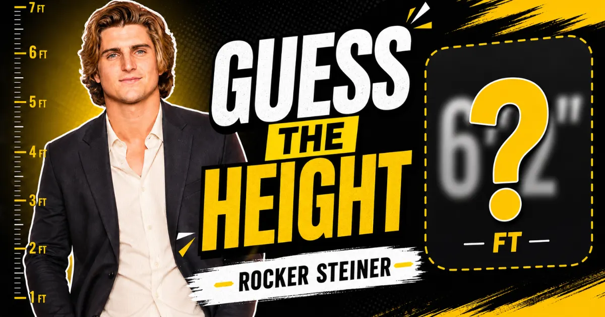 Rocker Steiner Height: How Tall He Really Is, Age, and Bio